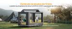 Station d’énergie solaire 400 W 256 Wh avec sortie CA