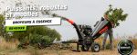 Broyeur de végétaux thermique 420 cc 120 mm démarrage électrique