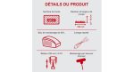 Tondeuse thermique 56 cm 224 cm3 bac 65 L