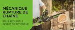 Tronçonneuse à batterie 48 V avec guide-chaîne 35 cm 2 batteries 4 Ah et chargeur double