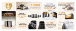 Batterie solaire 1,92 kWh avec 4 MPPT et sortie 2300 W