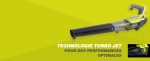 Souffleur aspiro-broyeur 18 V avec batterie 5 Ah et chargeur