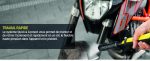 Nettoyeur haute pression électrique avec enrouleur de tuyau 8 m débit 420 l/h