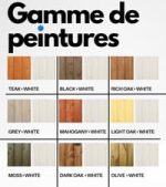 Abri de jardin en bois avec plancher traité 3,53 m² portes doubles et fenêtres