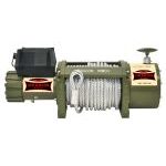 Treuil électrique 12V 7257 kg câble acier 31 m télécommande sans fil