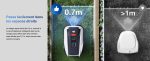 Robot tondeuse 800 m² RTK vision lidar largeur de coupe 22 cm