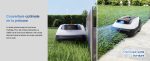 Robot tondeuse 800 m² RTK vision lidar largeur de coupe 22 cm