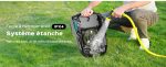 Robot tondeuse 1600 m² RTK avec coupe en U et bordures