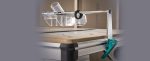 Établi multifonction pour machines 120 kg réglable en hauteur et pliable