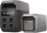Station électrique portable EF EcoFlow DELTA 3 Plus avec batterie supplémentaire, 2k Wh de capacité, alimentation de secours extensible de camping, urgences domestiques et RV