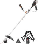 Débroussailleuse sans fil 40 V 2 en 1 avec lame et fil de coupe – 38 cm, sans batterie (guidon)