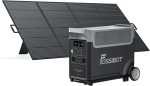 FOSSiBOT F3600 Pro Station électrique portable, Capacité 3840Wh, Batterie LFP 6500+ cycles, recharge rapide, puissance de sortie 3600 W, générateur solaire silencieux, pour la maison/camping/voyages