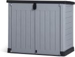 KETER Abri Horizontal Range Poubelle SIO Pro – 1200 litres – Beige