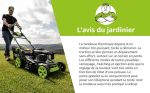 Tondeuse thermique 53 cm autotractée avec bac 65 L