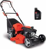 Tondeuse thermique autotractée 150 cm³ coupe 46 cm bac 55 L – Avec huile moteur