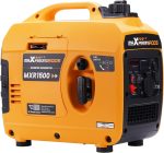 Groupe électrogène inverter 3300 W essence 230 V avec USB – 1200W, Jaune Claire