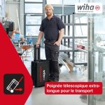 Caisse à outils électricien 115 pièces pour travaux jusqu’à 1000 V