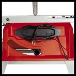 Scie circulaire sur table 2000 W lame 250 mm glissière de découpe table extensible et piètement repliable