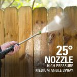 Nettoyeur haute pression électrique 2000 PSI 1,2 GPM avec réservoir de savon