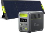FOSSiBOT F1200 Generateur Electrique Portable 1200W, 1024Wh LiFePO4 Station électrique, 7 Sorties, UPS, BMS, 4000+ Fois, Générateur Solaire pour Camping/Jardin/RV