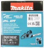 Tronçonneuse sans fil 36 V 2 x 18 V guide 35 cm vitesse chaîne 20 m/s tension sans outil