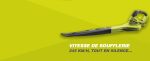 Souffleur aspiro-broyeur 18 V avec batterie 5 Ah et chargeur
