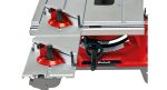 Scie circulaire sur table 2000 W lame 250 mm glissière de découpe table extensible et piètement repliable