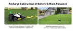 Robot tondeuse sans fil périphérique 800 m² AWD avec 4G