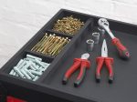 Servante d’atelier 7 tiroirs charge 150 kg 69,6 x 47,2 x 97,6 cm verrouillage central roues avec freins