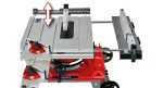 Scie circulaire sur table 2000 W lame 250 mm glissière de découpe table extensible et piètement repliable
