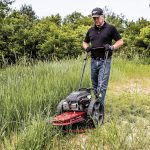 Tondeuse à fil thermique 160 cc 55,9 cm avec grandes roues