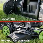 Tondeuse thermique 53 cm autotractée avec bac 65 L