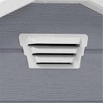 Abri de jardin monopente 1,8 m² polypropylène anti-UV plancher ventilation étagère