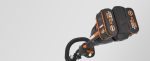 Débroussailleuse sans fil 40 V tête interchangeable largeur de coupe 38 cm lame 25 cm moteur brushless 7000 tr/min