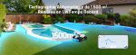 Robot tondeuse sans fil périphérique 800 m² AWD avec 4G
