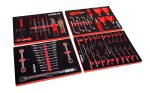 Servante d’atelier 257 outils 7 tiroirs porte latérale et tiroir vertical
