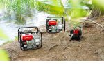 Pompe à eau à essence 5,5 CV débit 30 000 l/h raccord 2&Prime; aspiration 7 m refoulement 30 m