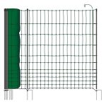 Filet volaille électrifiable 50 m hauteur 112 cm 20 piquets double pointe kit de réparation