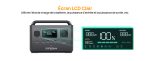 Station d’énergie solaire 400 W 256 Wh avec sortie CA