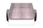 Remorque basculante 1 essieu UNITRAILER Garden Trailer 201 Kipp 200×125 cm 750 kg