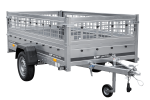 Remorque basculante UNITRAILER Garden Trailer 264 KIPP 2641 x 1256 mm PTAC 750 kg
