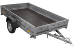 Remorque à un essieu 264×150 UNITRAILER GARDEN 265/R KIPP suspension à ressorts PTAC 750 kg