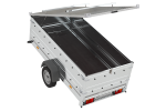 UNITRAILER Garden Trailer 264 KIPP 264×125 cm basculante avec ridelles BIS et couvercle aluminium