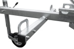 Remorque moto UNITRAILER RIDER 1 2256×1110 mm, PTAC 350–450 kg, rail acier, non freinée