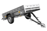 Remorque bâchée d’occasion basculante UNITRAILER Garden Trailer 230 Kipp 2304 x 1256 mm PTAC 750 kg