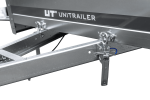 Remorque basculante 1 essieu UNITRAILER Garden Trailer 230 Kipp 230×125 cm 750 kg
