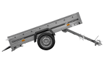 Remorque basculante 1 essieu UNITRAILER Garden Trailer 230 Kipp 230×125 cm 750 kg