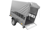 Remorque permis B basculante UNITRAILER Garden Trailer 201 Kipp 2006 x 1256 mm PTAC 750 kg