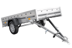 Remorque UNITRAILER GARDEN 264/R KIPP 264×125 suspension à ressorts PTAC 750 kg