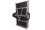 Remorque sur ressorts UNITRAILER Garden 265/R KIPP 264×150 châssis H-1100 bâche bleue